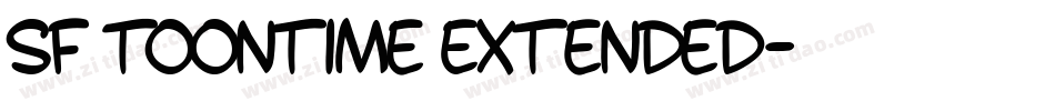 SF Toontime Extended字体转换